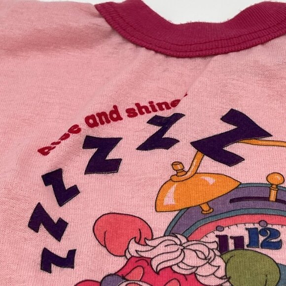Vintage 80s Popples Doll Nightgown Dress Pink "Rise and Shine" 1986 JC Penny - Picture 6 of 12